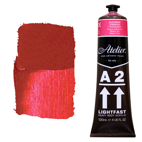 Alizarine Crimson 120ml - Chroma A2 Acrylic Paint