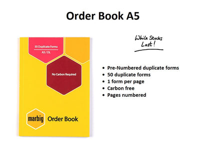 Order Book - A5/50 DL (NCR)