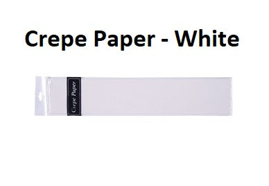 Crepe Paper - White