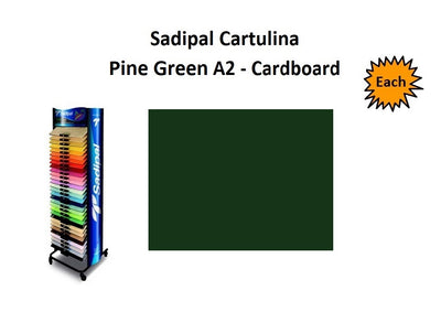 A2 - Cardboard - Single Sheets - Pine Green