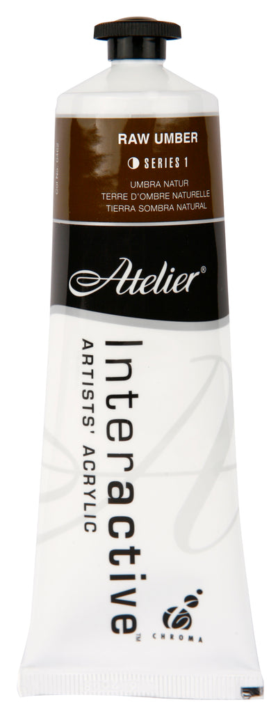 Raw Umber Yellowish 80ml - Atelier Acrylic Paint S1