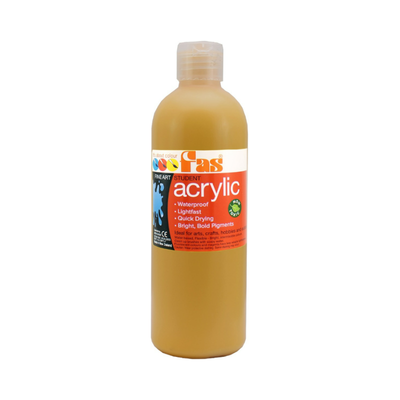 Gold Oxide 500mL - FAS Student Acrylic Paint