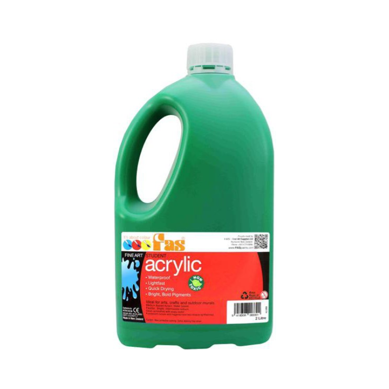 Green Deep 2L - FAS Student Acrylic Paint