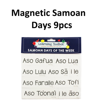 Samoan Magnets - Days of the Week