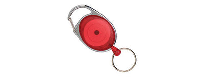 Rexel ID Snap Lock Retractable Keyholder - Red