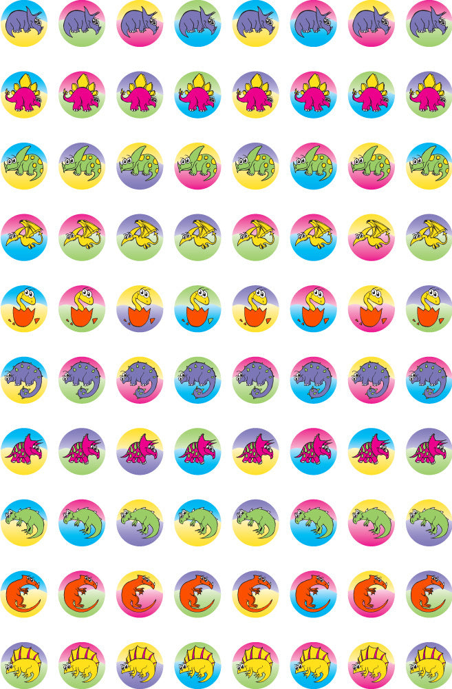 Dinosaurs - Dynamic Merit Stickers (Pack of 800)