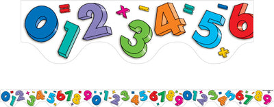 Numbers - Scalloped Borders (Pack of 12)
