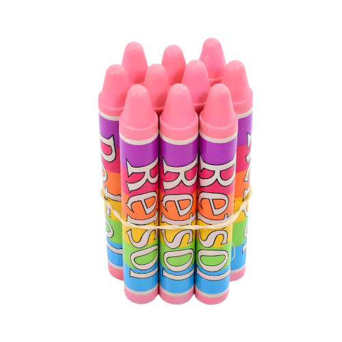 Pink Soft Wax Crayon