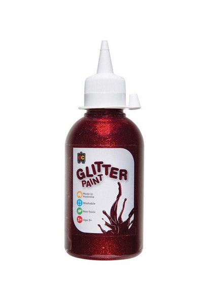 Red Glitter Paint