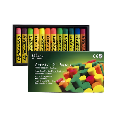 Mungyo Gallery Oil Pastels - Fluoro 12's