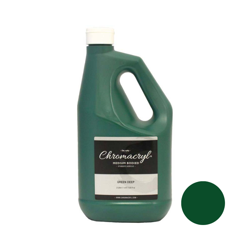 Green Deep 2L - Chromacryl Acrylic Paint