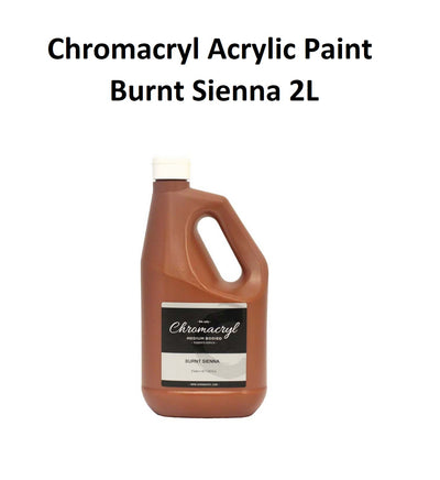 Burnt Sienna 2L - Chromacryl Acrylic Paint