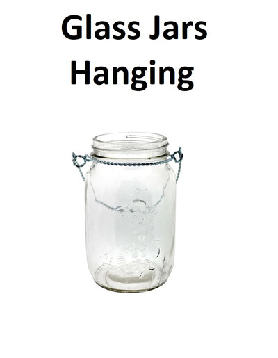 Glass Jars - Hanging