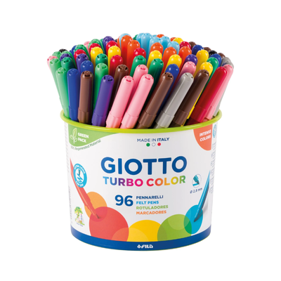 Giotto Turbo Colour Felts - 96's