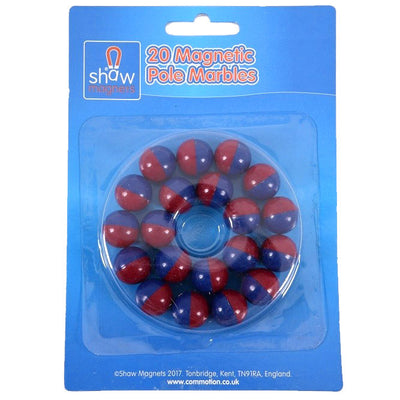 Magnetic Pole Marbles - Set of 20