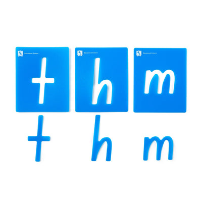 Dual Stencils - Lower Case Alphabet