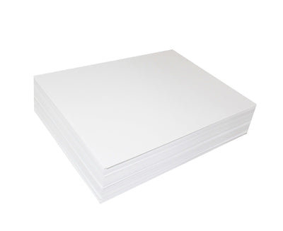 3 Sheet White Card