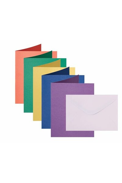 Coloured card - white Envelopes (Pack of 30)