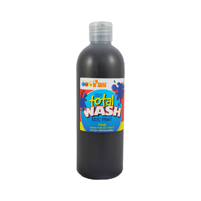 Black 500mL - Total Wash Kids Paint