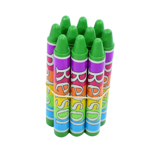 Green Soft Wax Crayon