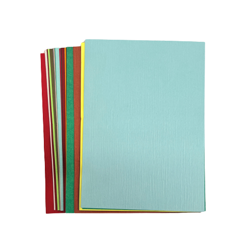 Embossed Coloured Paper