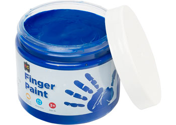 Blue Finger Paint Tub