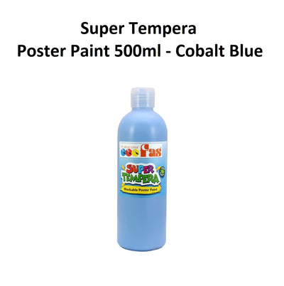 Cobalt Blue 500mL - FAS Super Tempera Poster Paint