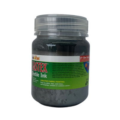Metallic Silver 250mL - FAStex Textile Inks