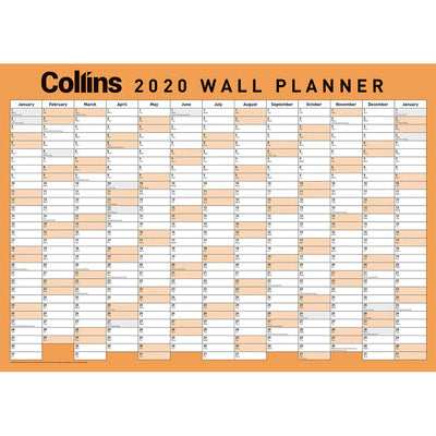 Year Wall Planner - A3 Laminated
