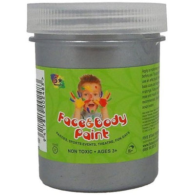 Silver 125ml - Five Star Face Paints