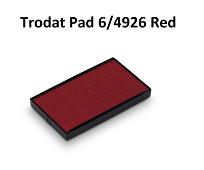 Red - Trodat 4926 Ink Pad Refill