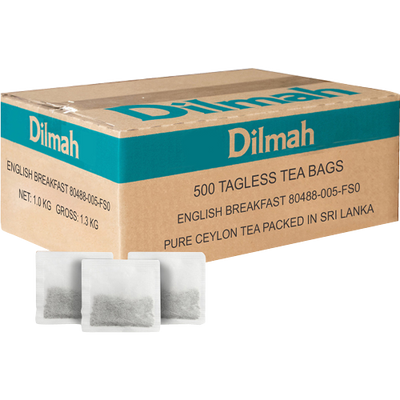 Dilmah Premium Tagless Tea Bags, Box of 500