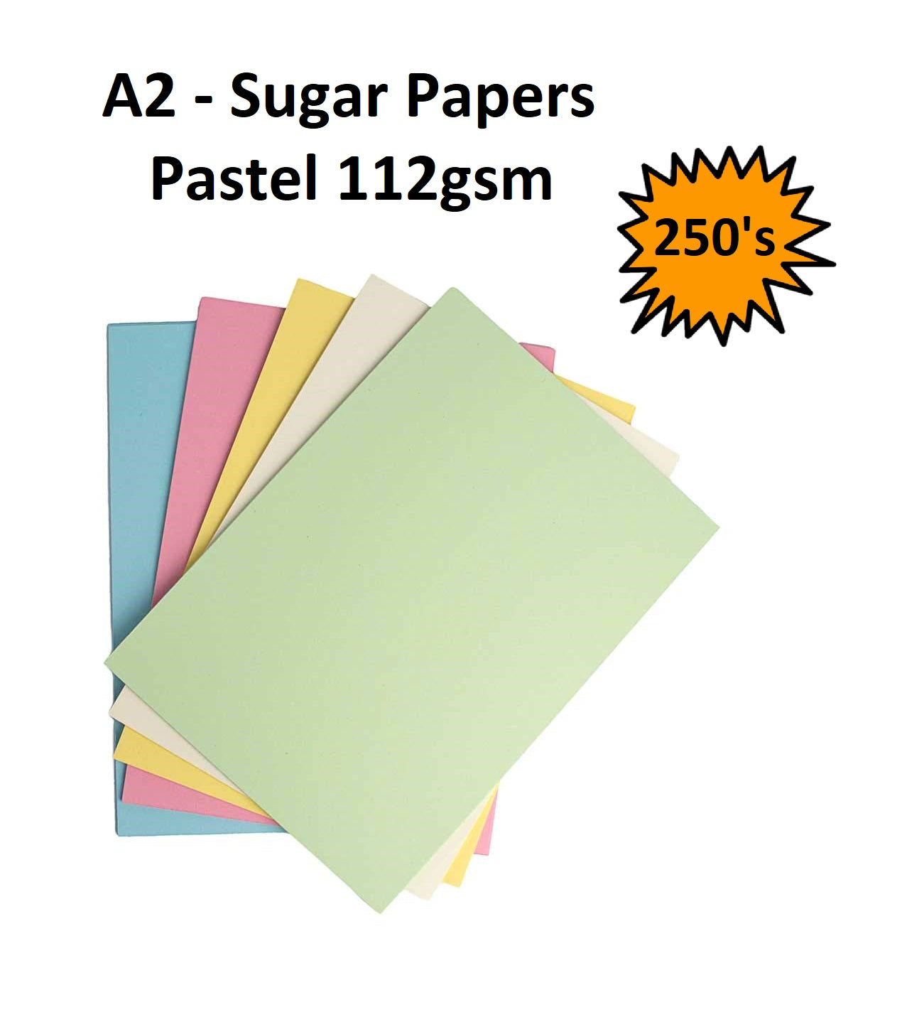 A2 - Pastel Sugar Papers 250's