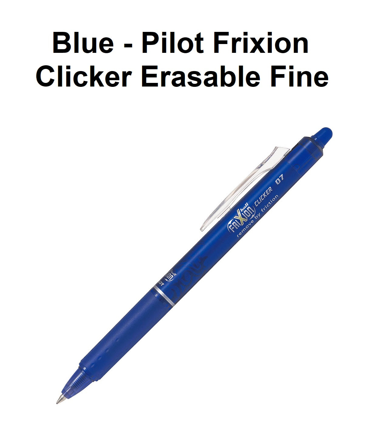 Blue - Frixion Erasable Click Ball Pen