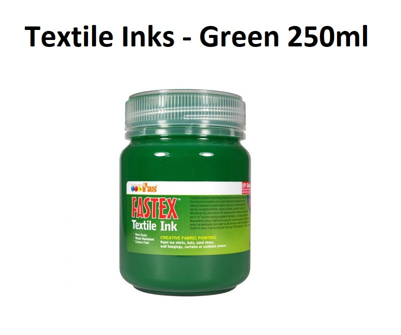 Green 250mL - FAStex Textile Inks