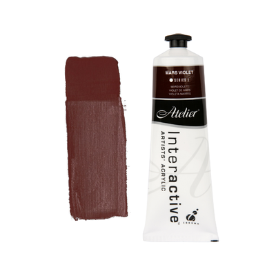 Mars Violet 80ml - Atelier Acrylic Paint S1