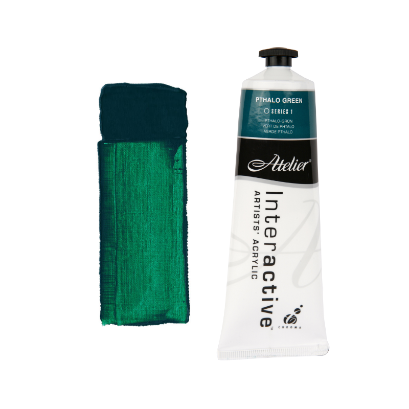 Pthalo Green 80ml - Atelier Acrylic Paint S1