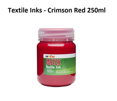 Crimson Red 250mL - FAStex Textile Inks