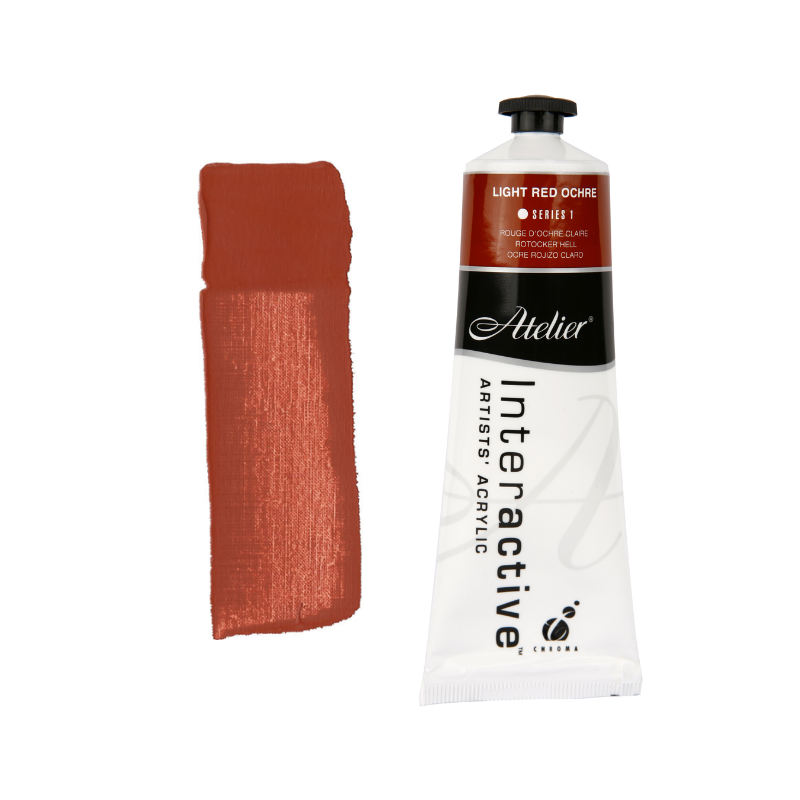 Light Red Ochre 80ml - Atelier Acrylic Paint S1