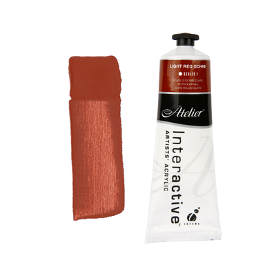 Light Red Ochre 80ml - Atelier Acrylic Paint S1