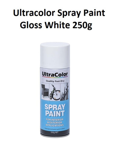 Gloss White - Ultracolor Spray Paint 250g