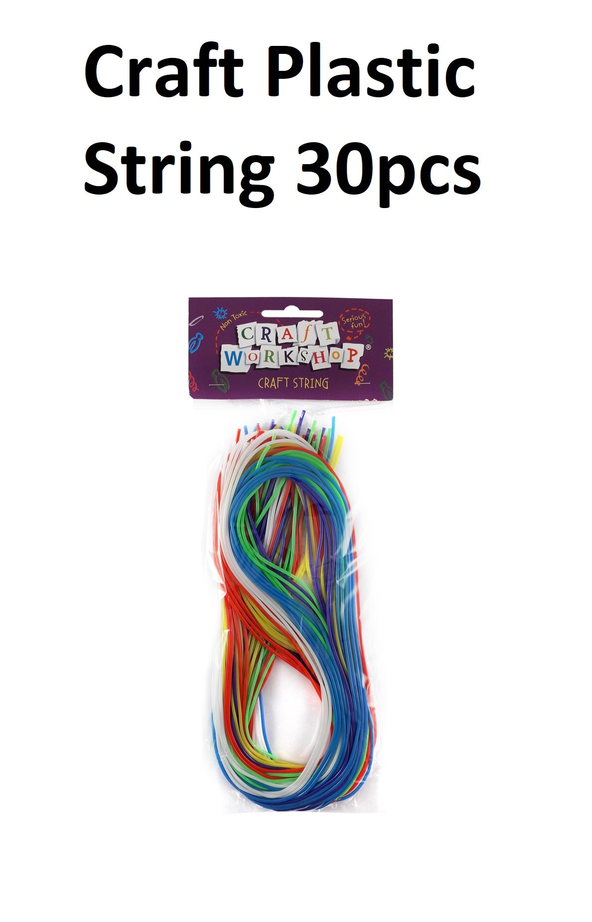 Craft Plastic Strings - Pack of 30