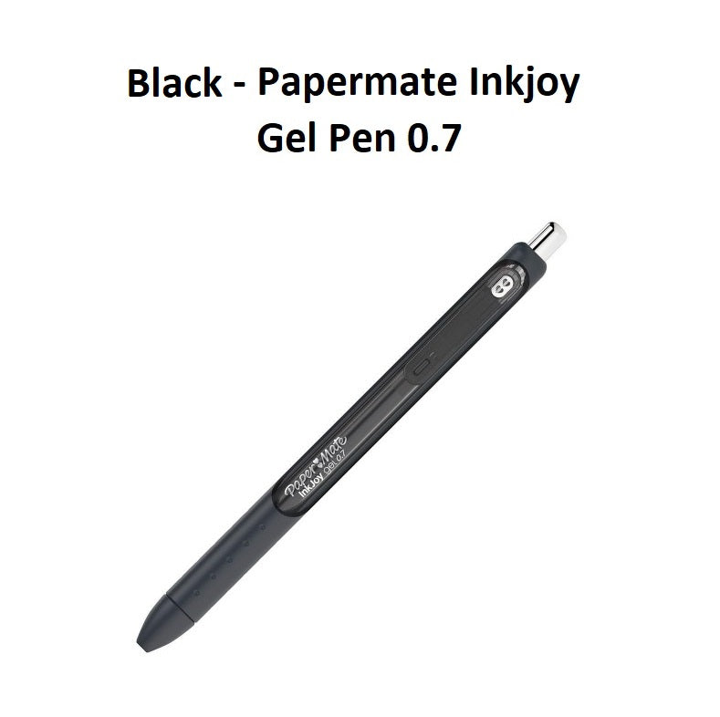 Black - Papermate Inkjoy Gel Pen 0.7