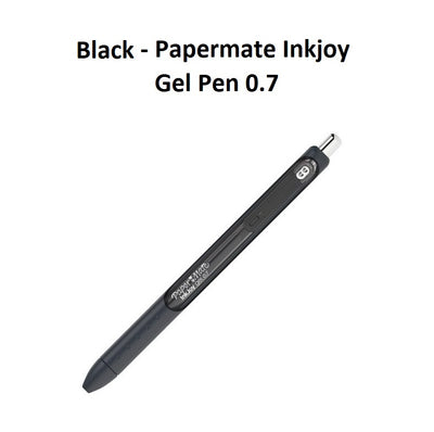Black - Papermate Inkjoy Gel Pen 0.7