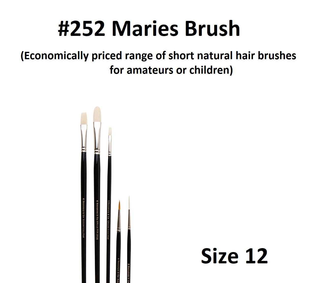 Size 12 - Pagoda / Maries 252 Brush