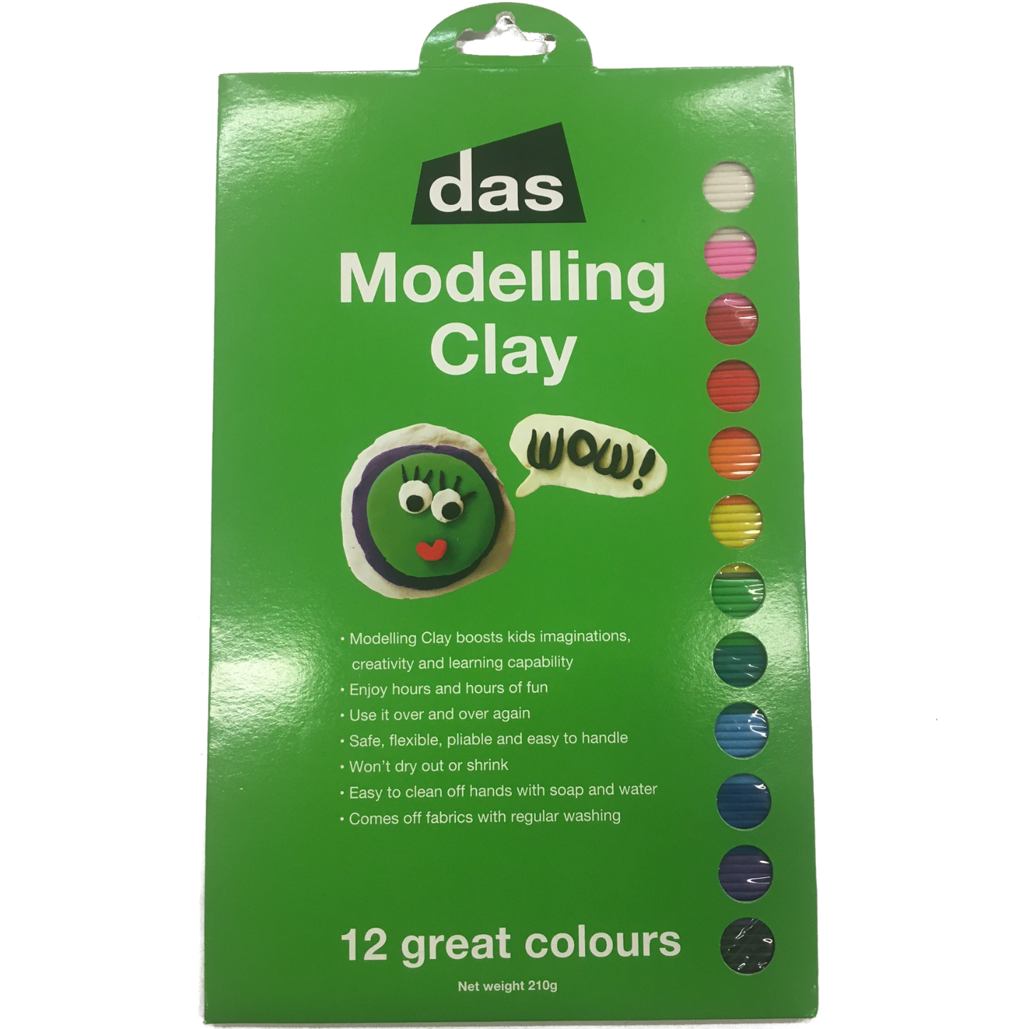 Set of 12 Colours 210g - Modelling Clay