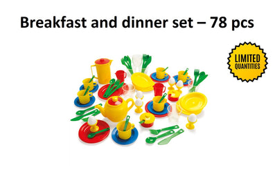 Breakfast and dinner set – 78 pcs