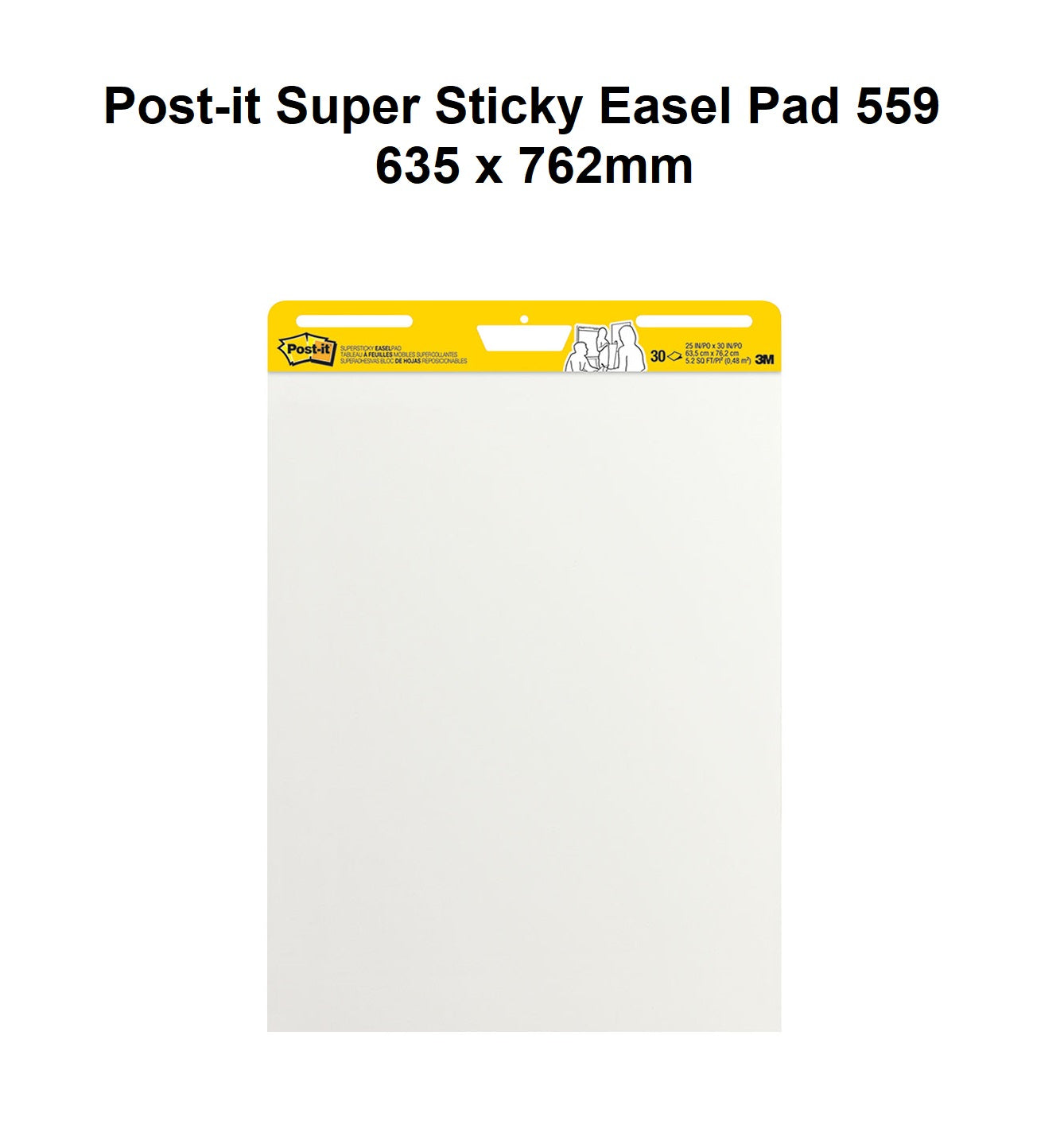 Post It Easel Pad 559 - White (635 x 762mm)