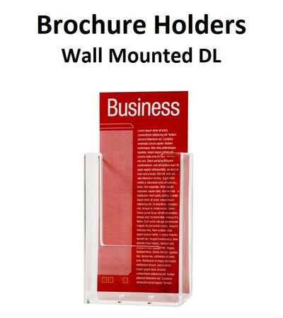 Brochure Holders - Wall Mounted  DL