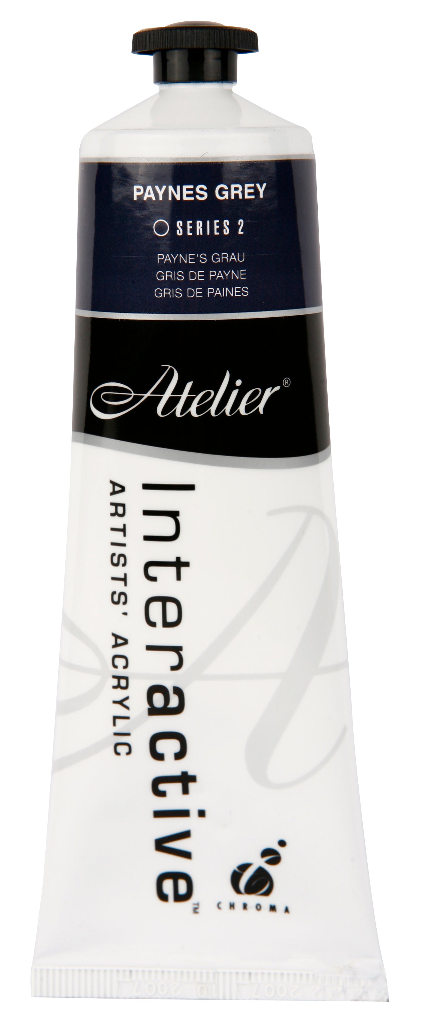 Paynes Grey 80ml - Atelier Acrylic Paint S2